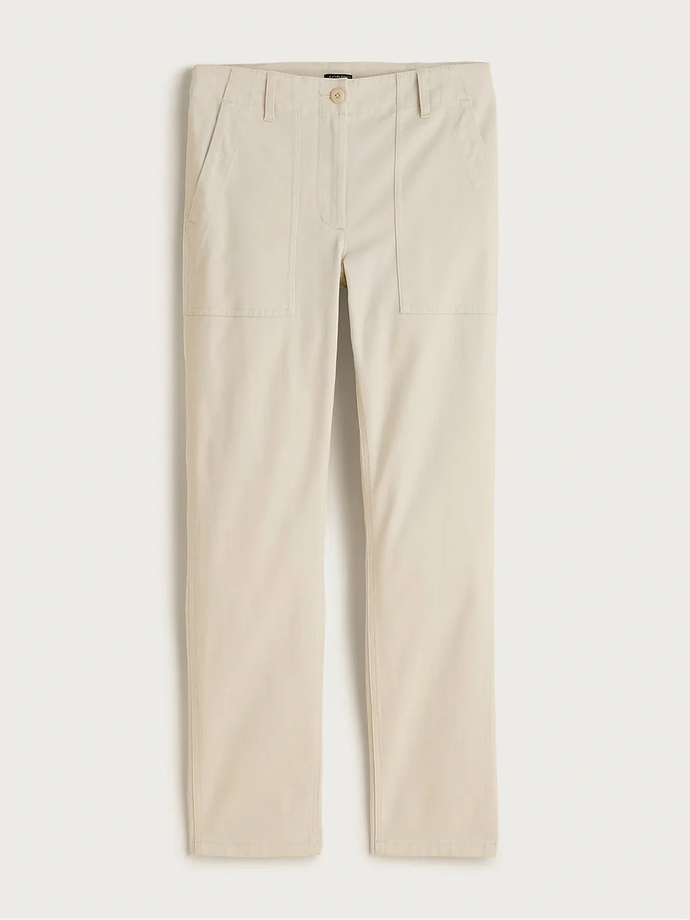 J CREW Tall patch-pocket slim chino pant in Natural Size 8T NWD $98 CS210